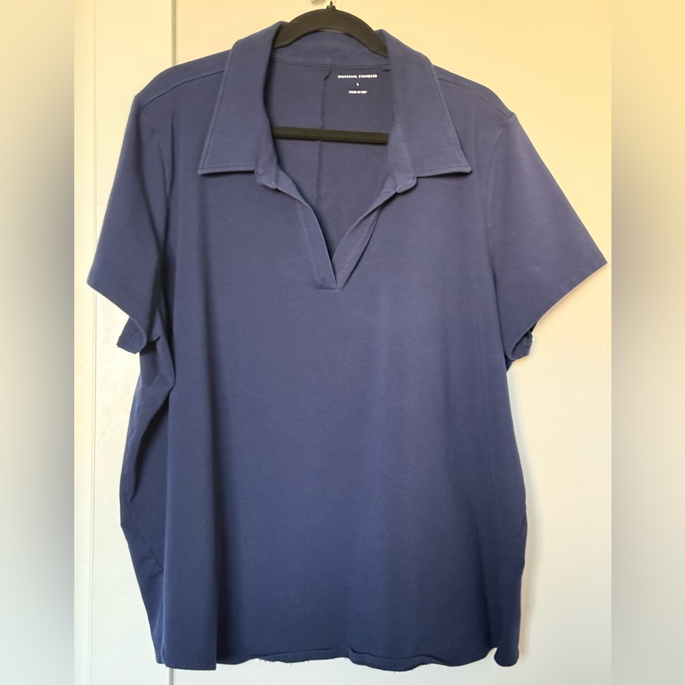 Universal Standard Navy Polo Shirt